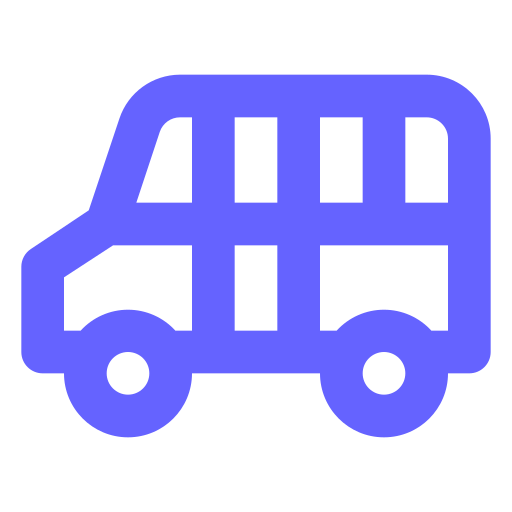 Bus, school icon