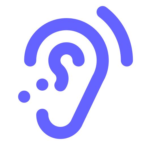 Assistive, listening, systems icon