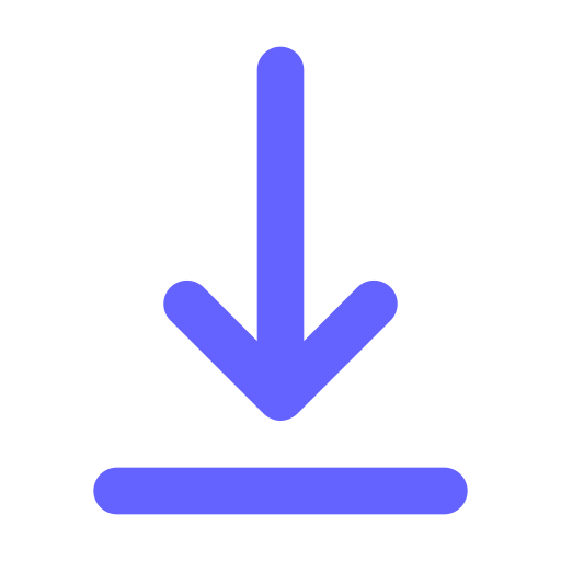 Arrow, to, bottom icon