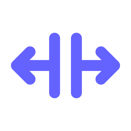 Arrows, resize, h icon