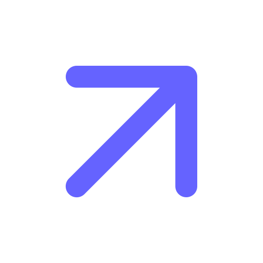 Arrow, up, right icon