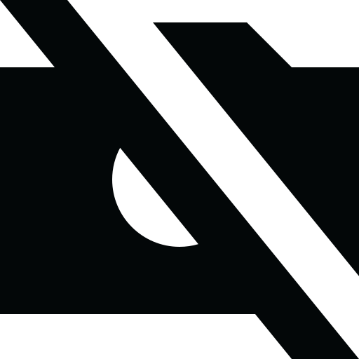 Cameraoff, camera, off icon