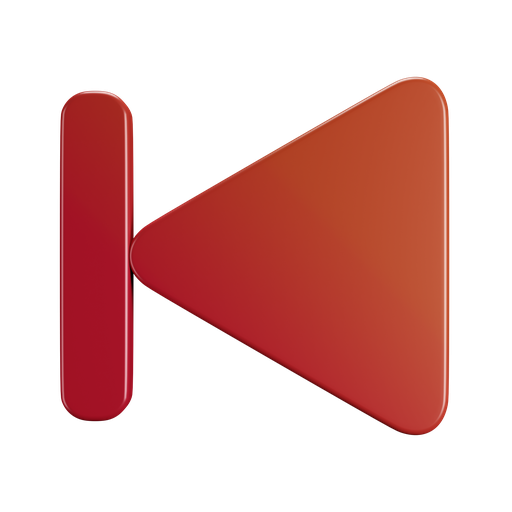 Back, front, color icon