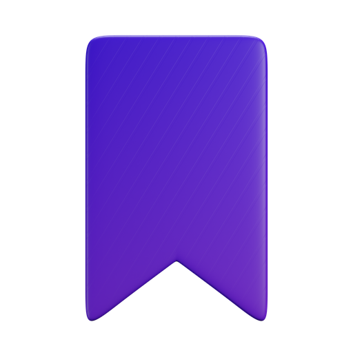 Bookmark, front, color icon