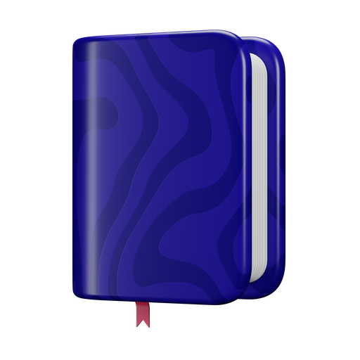 Notebook, front, color icon
