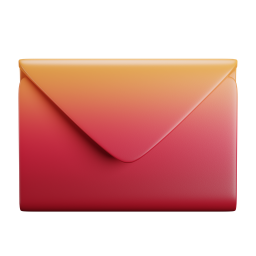 Mail, front, color icon