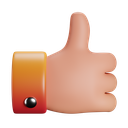 Thumb,Up,Front,Color