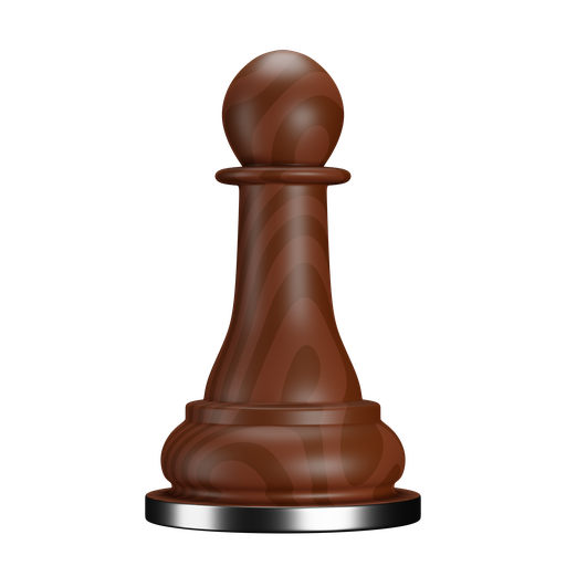 Chess, front, color icon