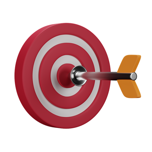 Target, front, color icon