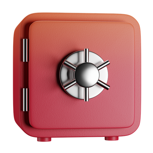 Locker, front, color icon