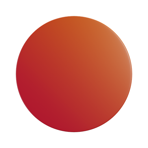 Circle, front, color icon