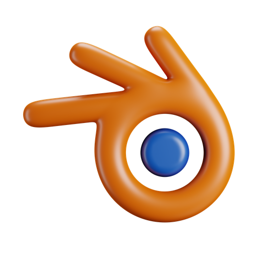 Blender, front, color icon