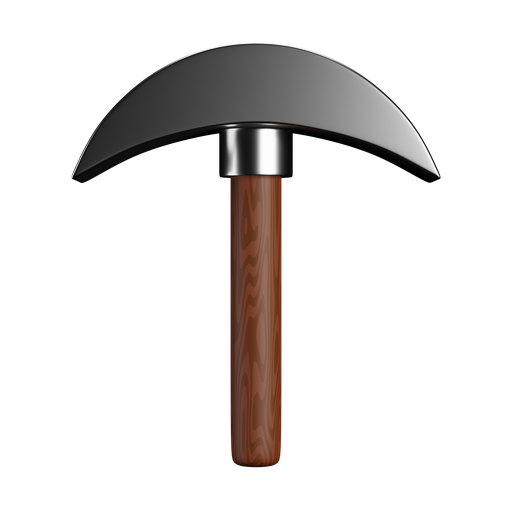 Axe, front, color icon