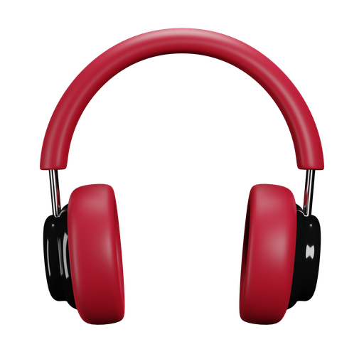 Headphone, front, color icon