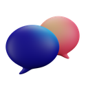 Chat,Bubble,Front,Color