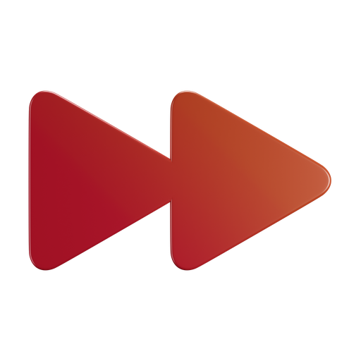 Forward, front, color icon