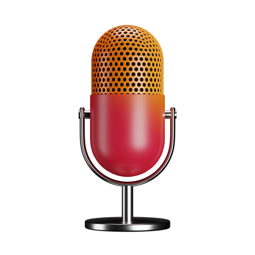 Mic, front, color icon