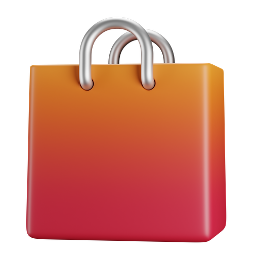 Bag, front, color icon