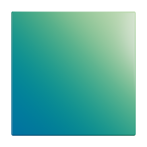 Cube, front, color icon