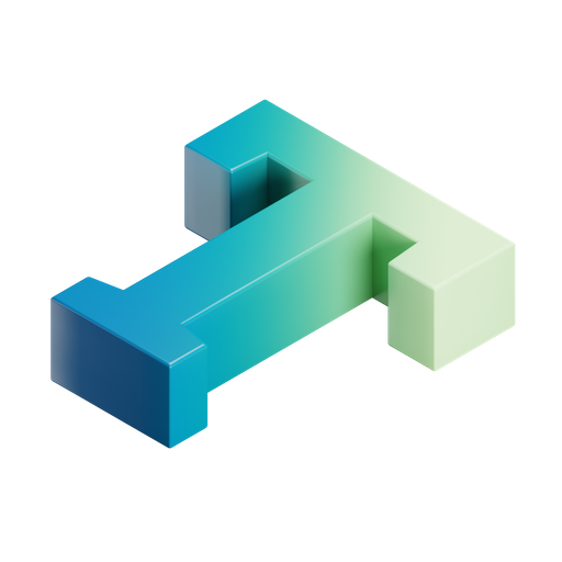 Text, iso, color icon