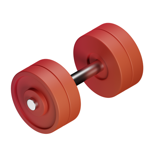 Gym, iso, color icon