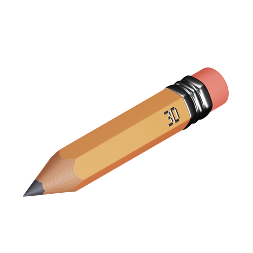 Pencil, iso, color icon