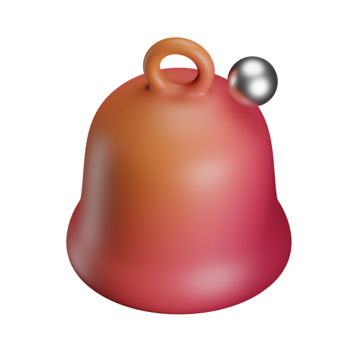 Bell, iso, color icon