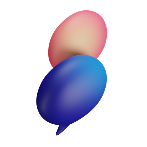 Chat, bubble, iso, color icon