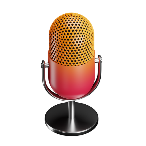Mic, iso, color icon