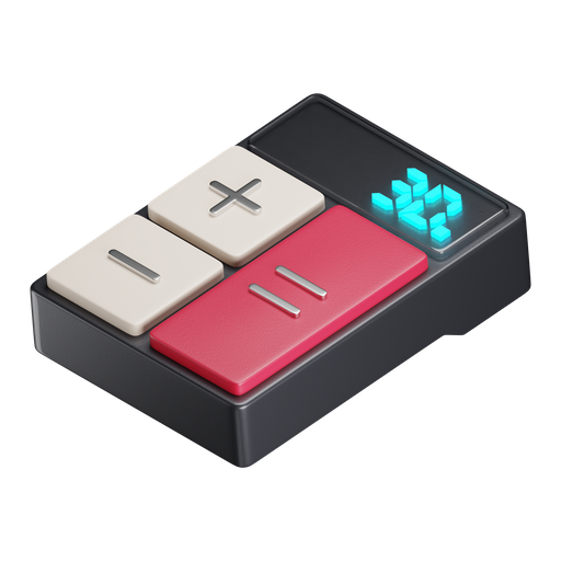 Calculator, iso, color icon