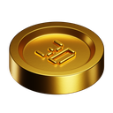 3d,Coin,Iso,Premium