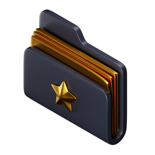 Fav, folder, iso, premium icon