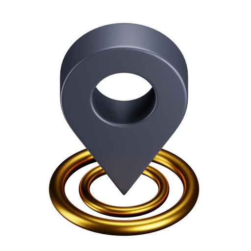 Map, pin, iso, premium icon