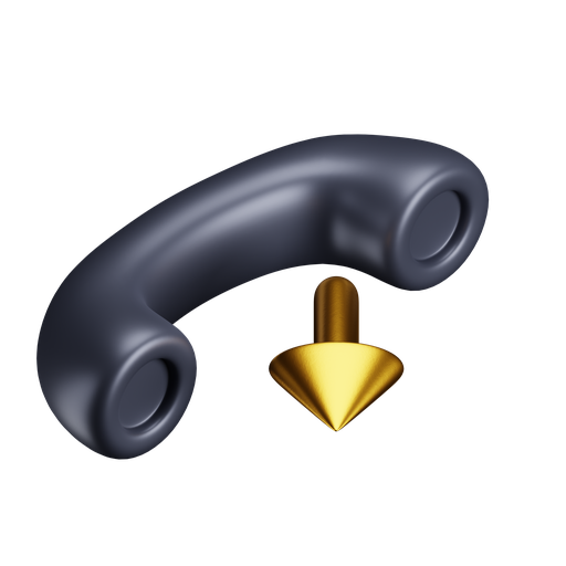 Phone, outgoing, iso, premium icon