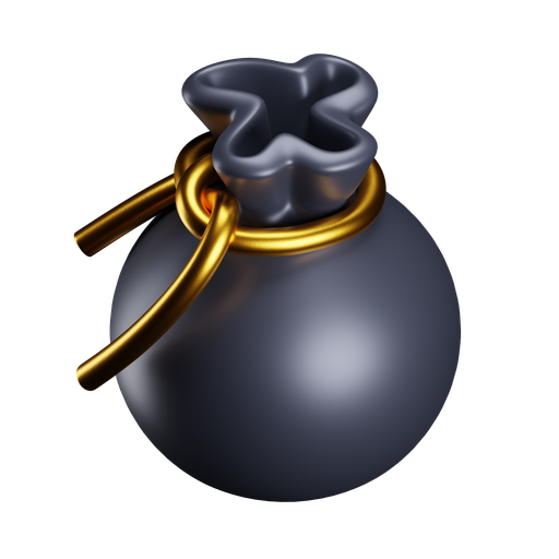 Money, bag, iso, premium icon