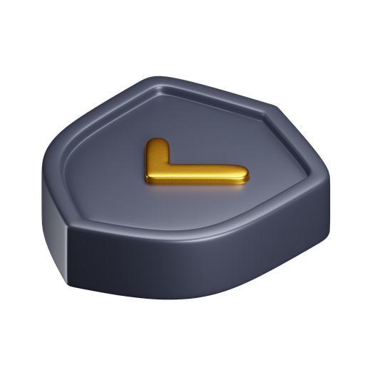Sheild, iso, premium icon