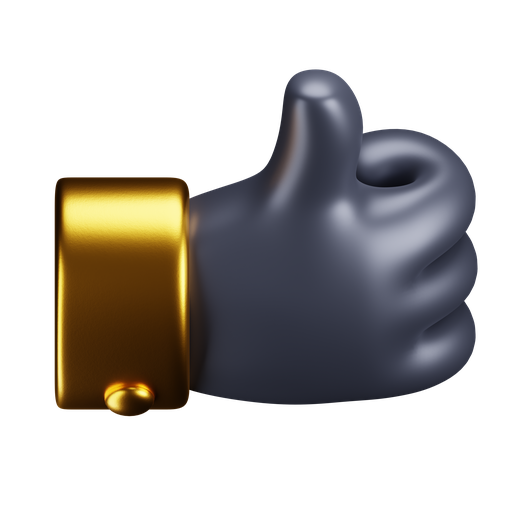 Thumb, up, iso, premium icon