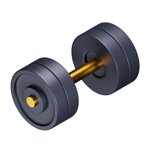 Gym, iso, premium icon
