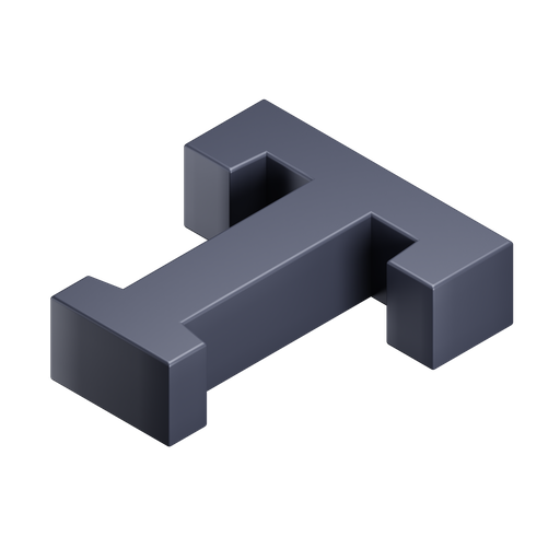 Text, iso, premium icon