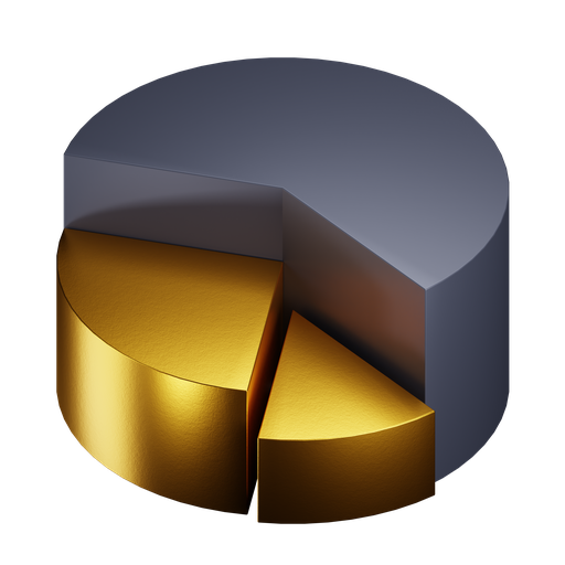 Chart, iso, premium icon