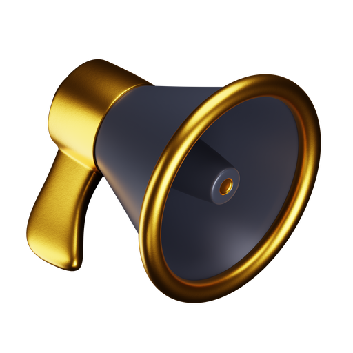 Megaphone, iso, premium icon
