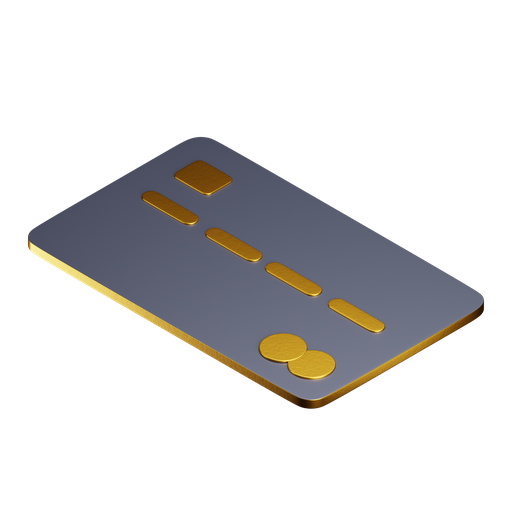 Card, iso, premium icon