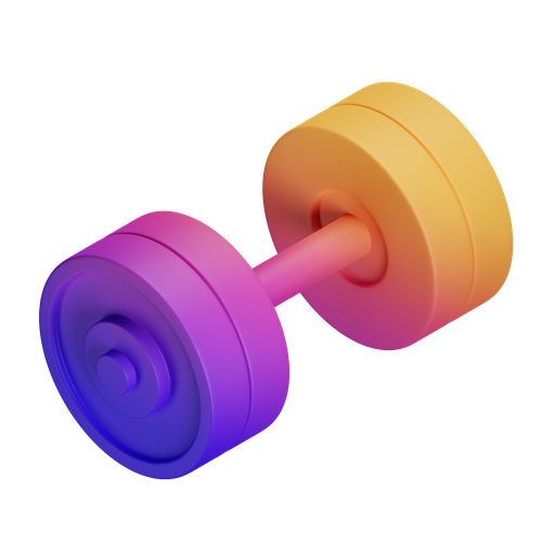 Gym, iso, gradient icon