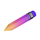 Pencil,Iso,Gradient
