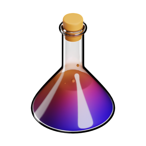 Lab, iso, gradient icon