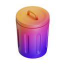 Trash,Can,Iso,Gradient
