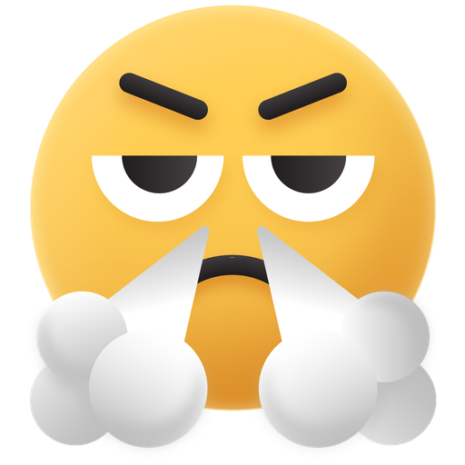 Emoji, unhappy, mad, face icon
