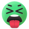 Emoji,Sick,Toungue,Out ok 