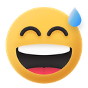 Emoji,Lol,Smile,Happy,Sweat ok 