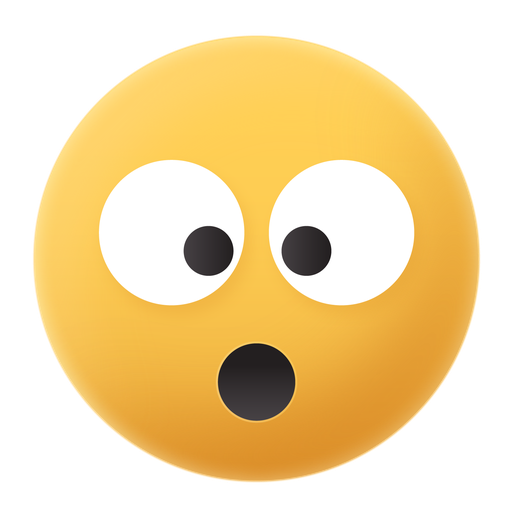 Emoji, wow, amazed icon